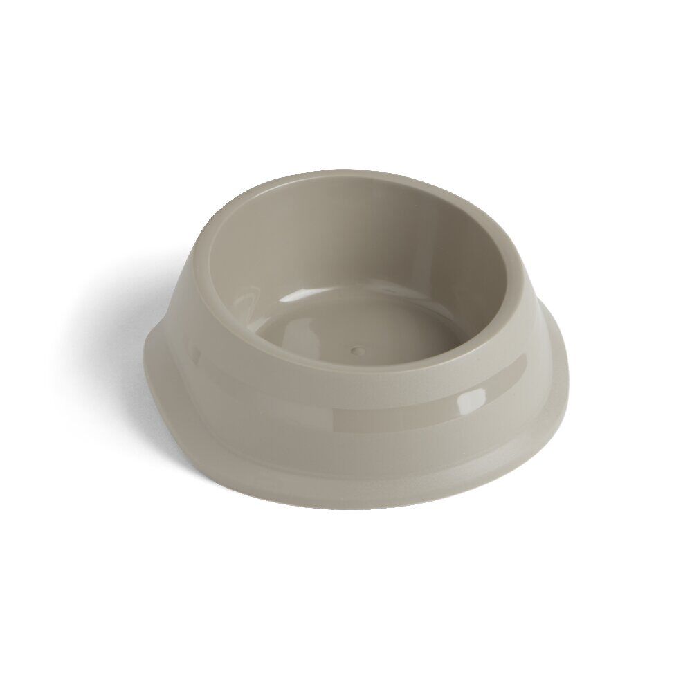 Gamelle antidérapante pour chien plastique gris Ø23,5xH.10cm