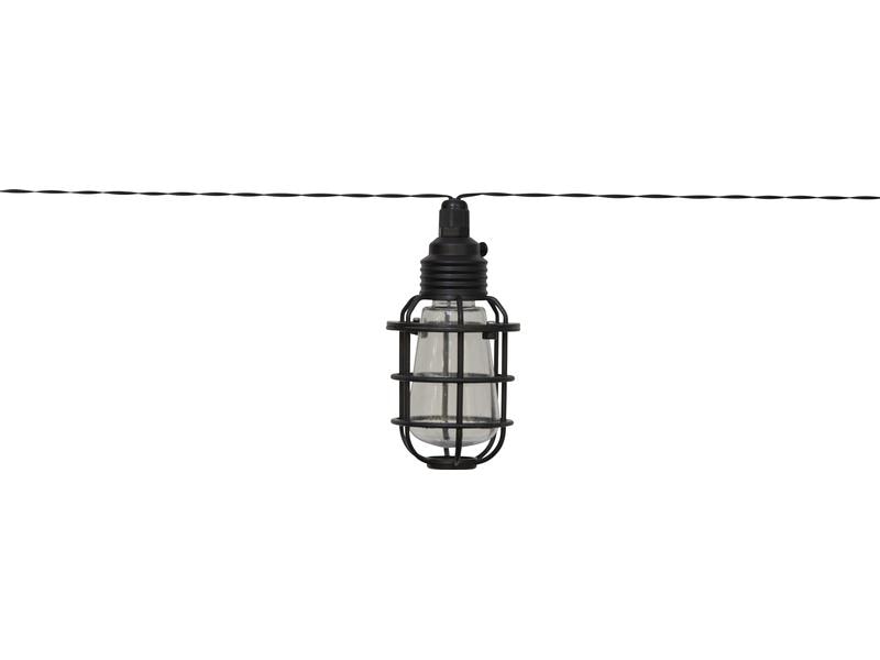Star Trading Lichterkette Solar Cage 210 cm, Schwarz Solar Lichterkette