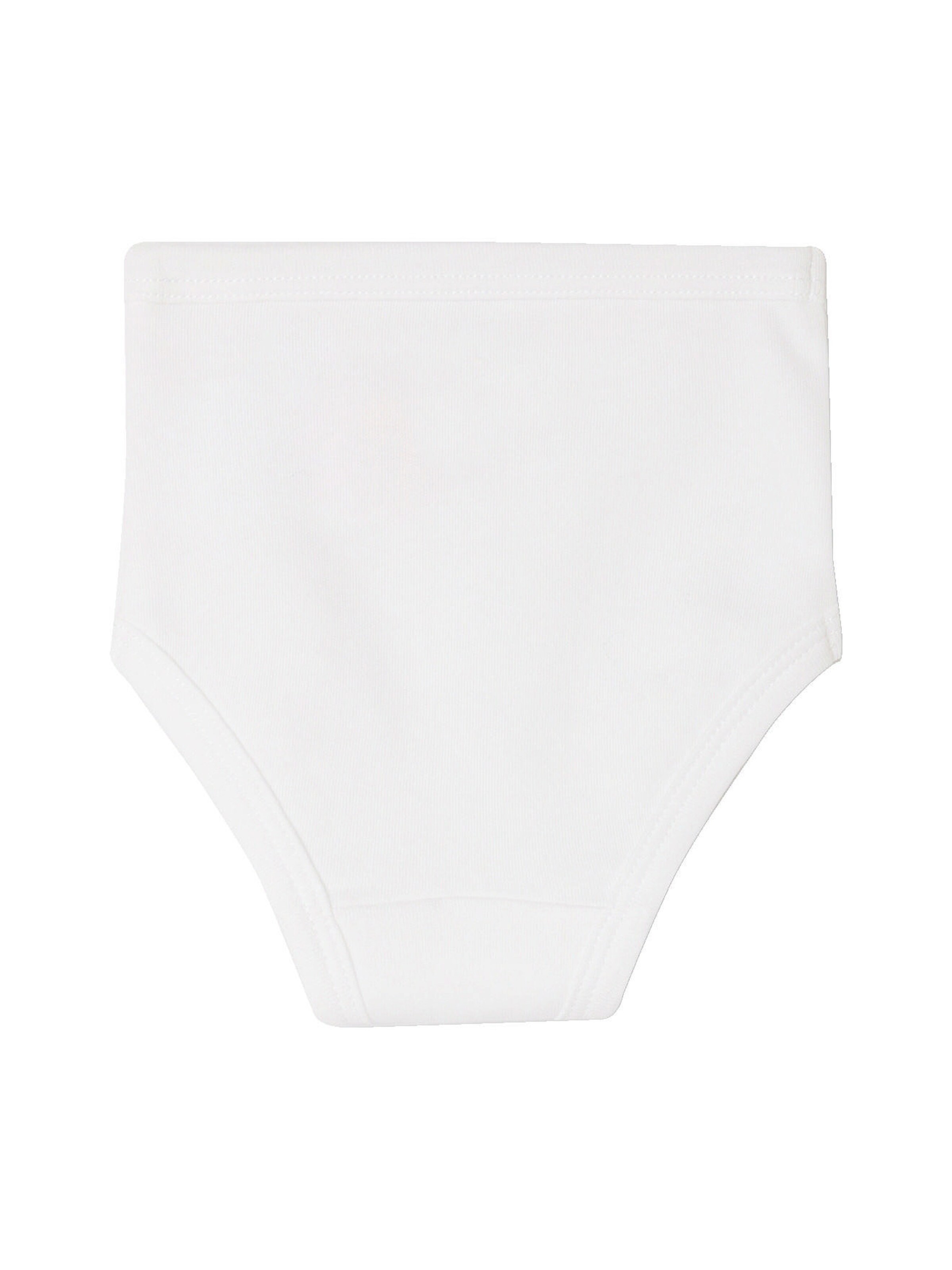 Vertbaudet Bio-Kollektion: 5er-Pack Baby Slips BASIC set weiß