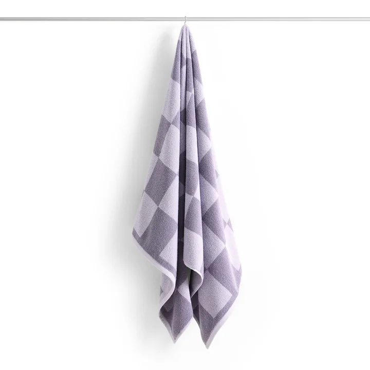 HAY - Check Badetuch, 70 x 136 cm, lavendel