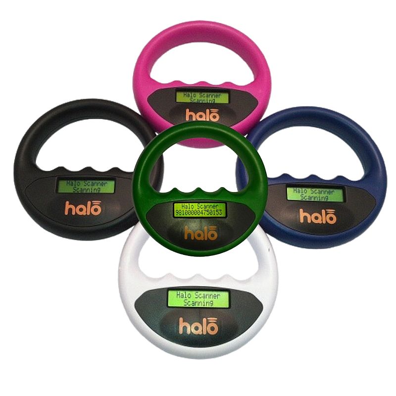 Halo Chip Reader Scanner Reader Zwart