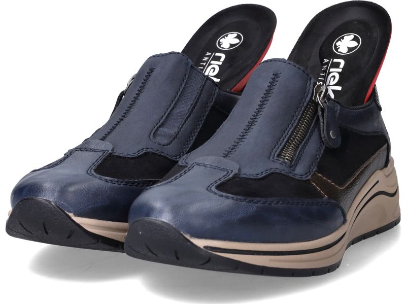 Rieker Sneakers Blauw Dames