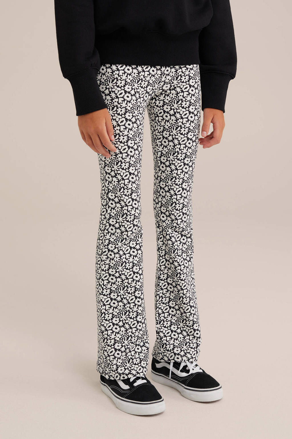 WE Fashion broek met all over print