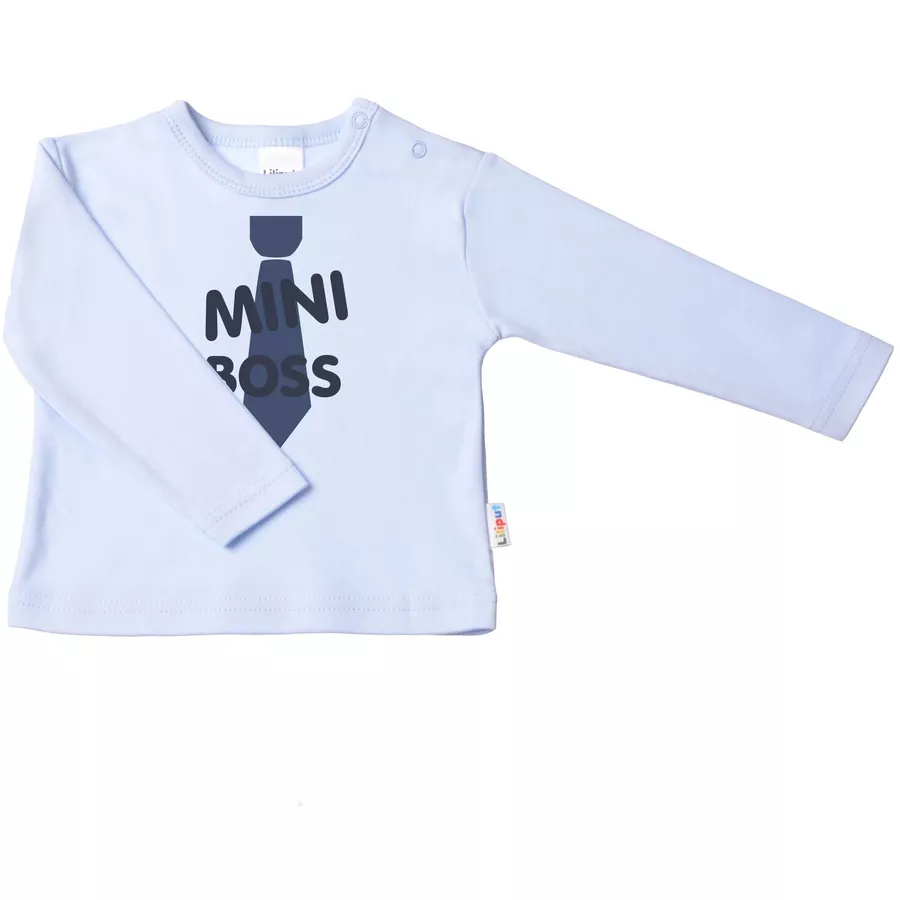 Liliput Langarmshirt Mini Boss hellblau