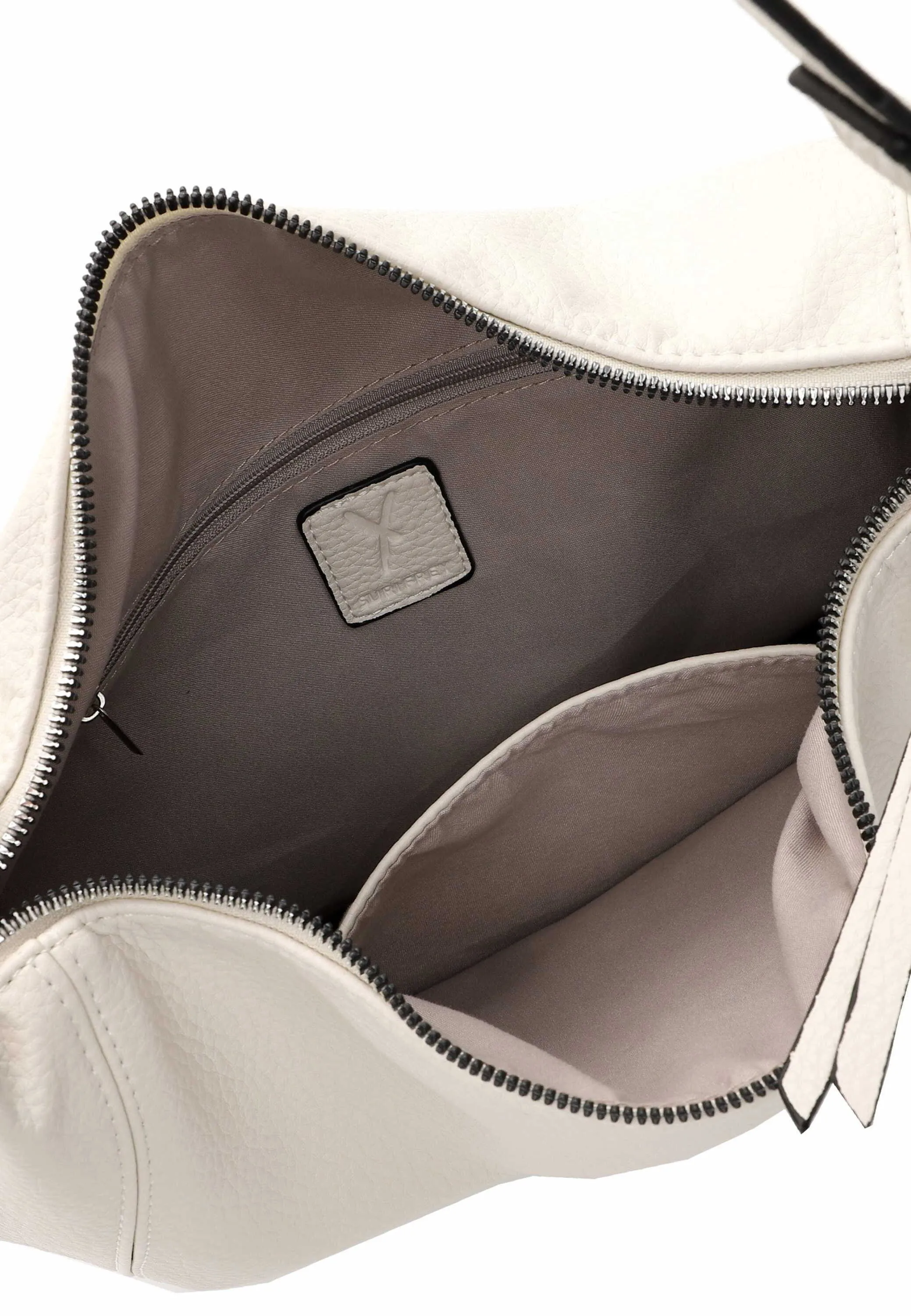 SURI FREY Beuteltasche Offwhite Lederimitat