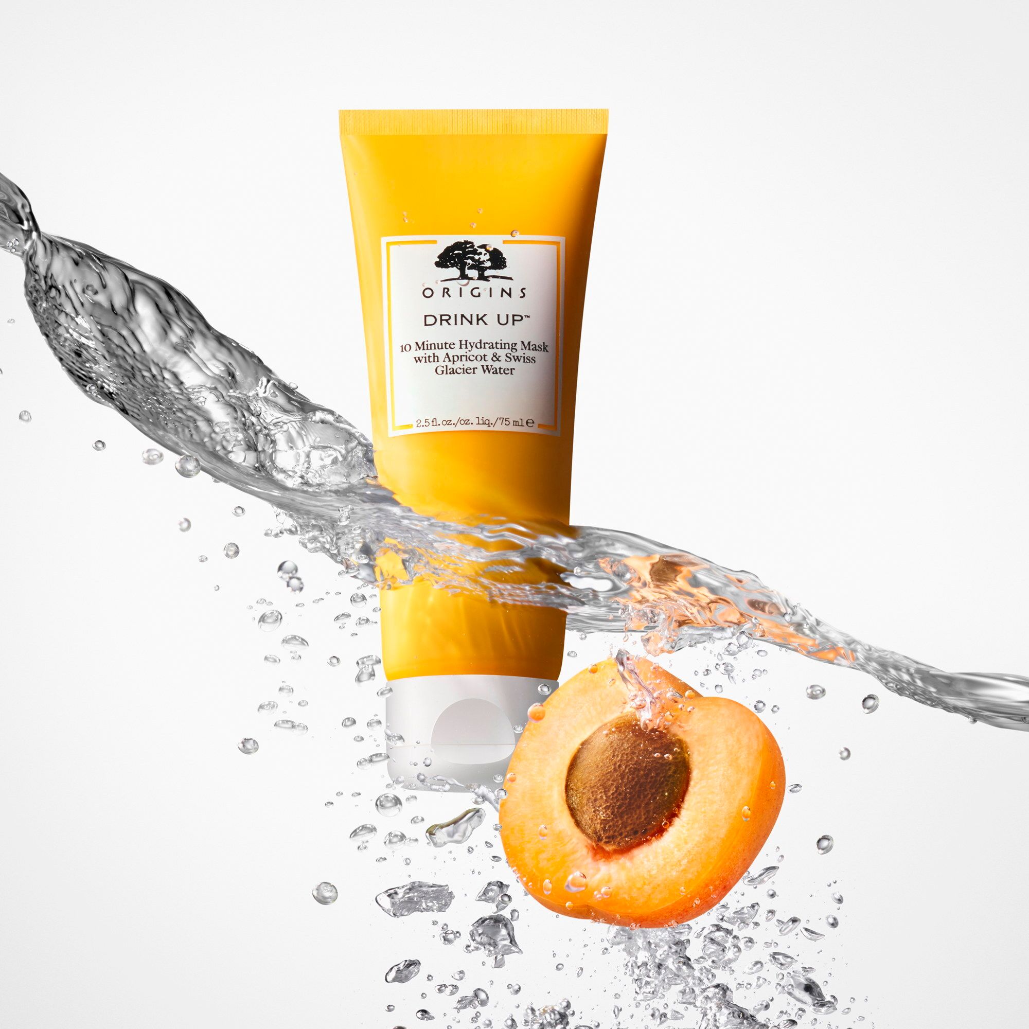 ORIGINS Drink Up™ 10 Minute Hydrating Mask with Apricot & Swiss Glacier Water Feuchtigkeitsspendende Gesichtsmaske + GinZing™ SPF40 Energy-Boosting Tinted Moisturizer 15ml GRATIS