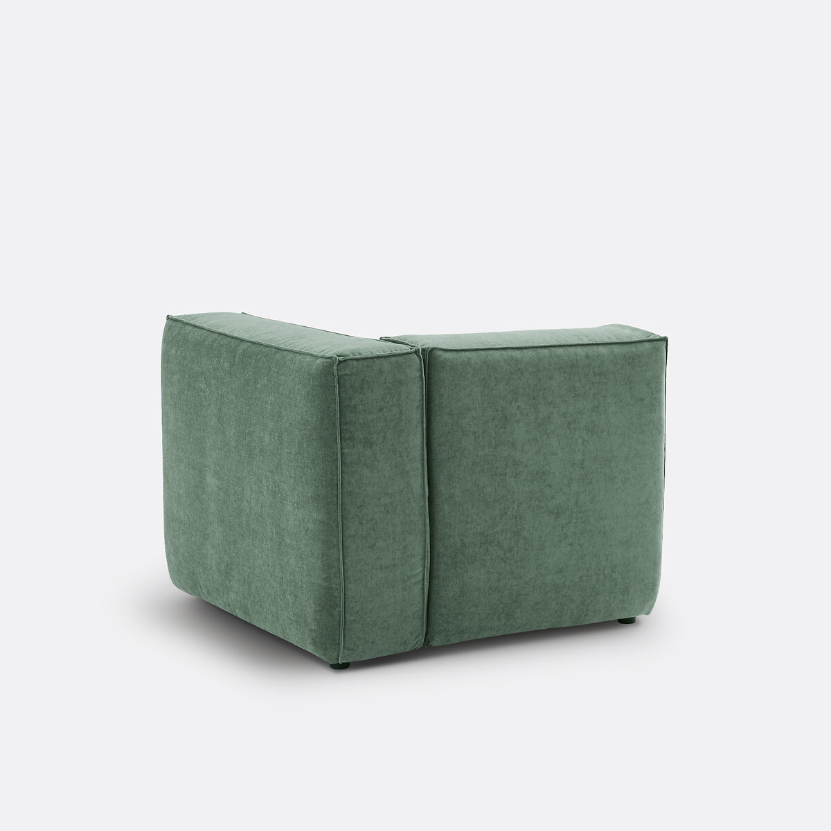 LA REDOUTE INTERIEURS<br>Sofá modular de canto em veludo texturizado, Seven