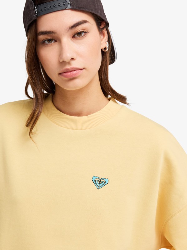 Lineup Oversized Sweat oversize Jaune Femme