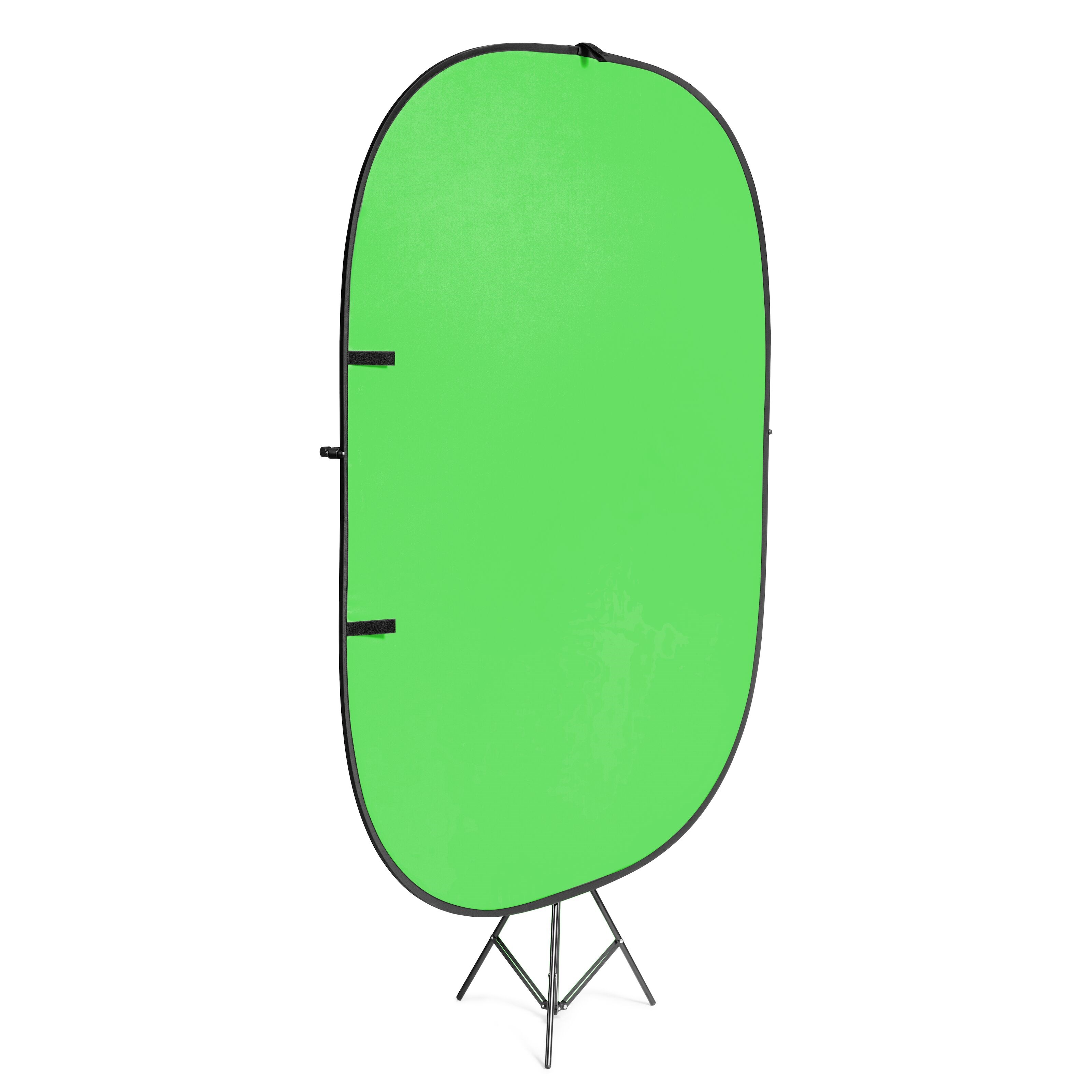 Plexgear Tofarget Green Screen med stativ 1,5x2 m