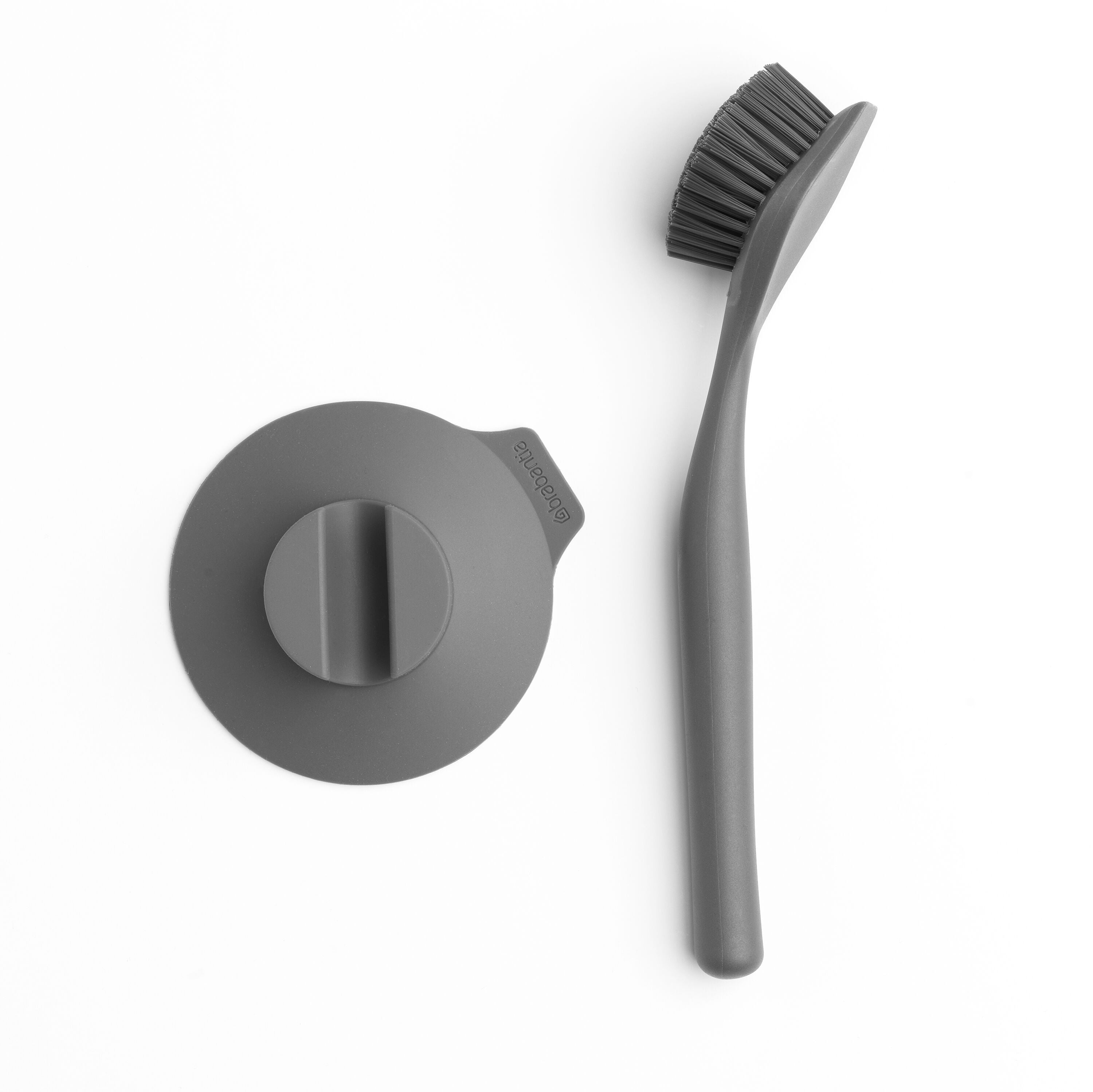 brabantia SINKSIDE Spülbürste - Dunkelgrau / B: 11.0 cm x T: 6.0 cm x H: 23.5 cm