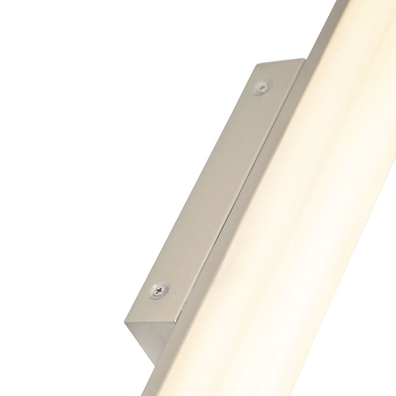 Moderne badkamer wandlamp staal 62 cm IP44 - Cascada