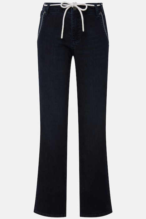 Bootcut-Jeans Tina, gerade Passform, 5-Pocket, ausgestellter Saum