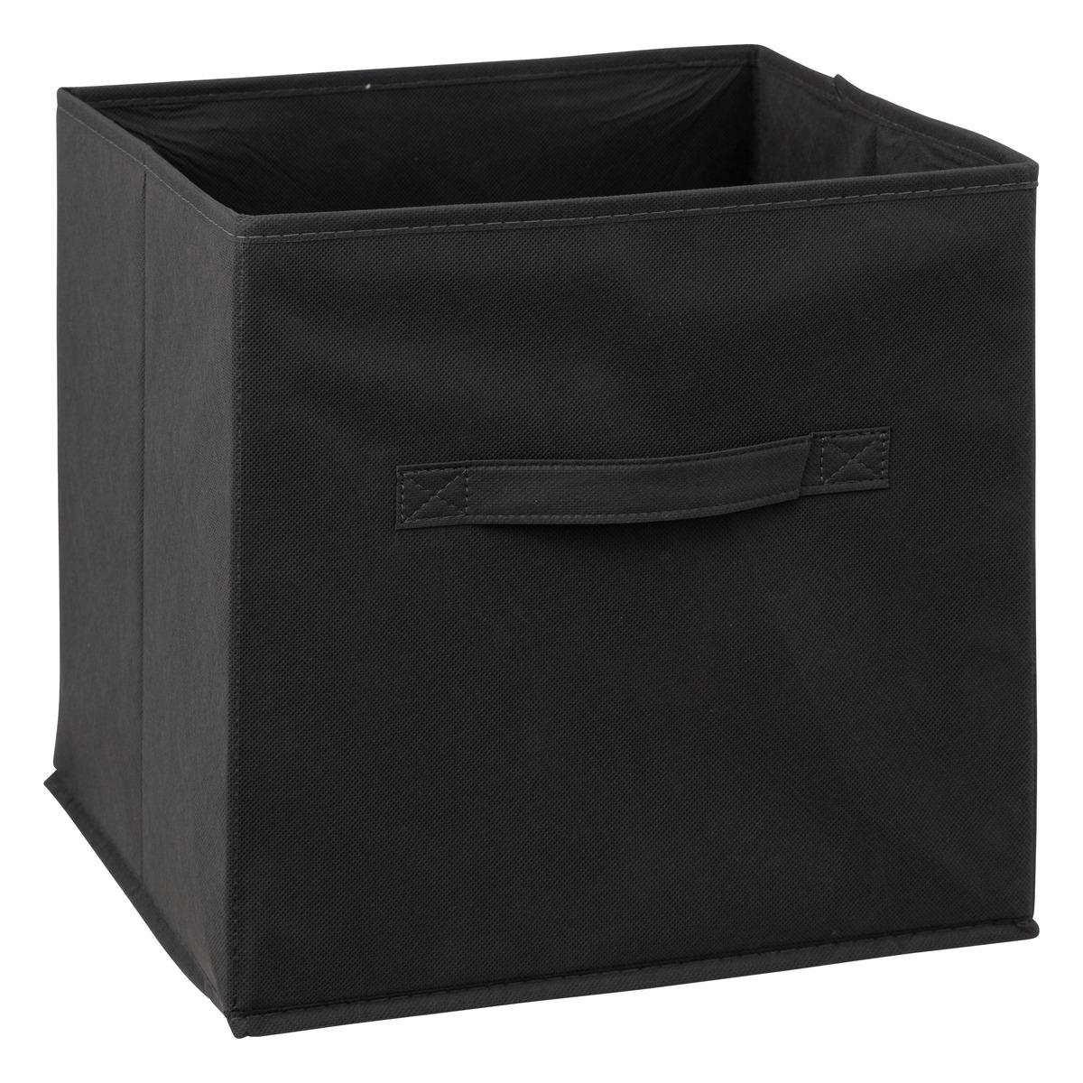 SET ETAGERE AVEC 6 BOITES MIX NOIR D.68X34X98CM