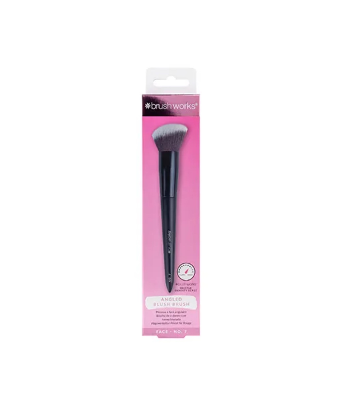 Brushworks - Pincel de Blush Angular - Nº 7