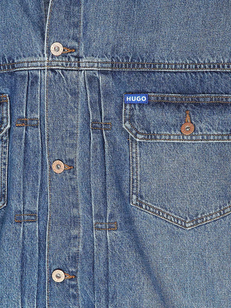 HUGO Jeansjacke blau