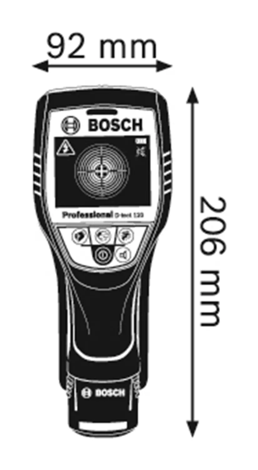 Bosch D-Tect 120 10.8V Li-Ion multidetector set (1x 2.0h accu) in L-Boxx