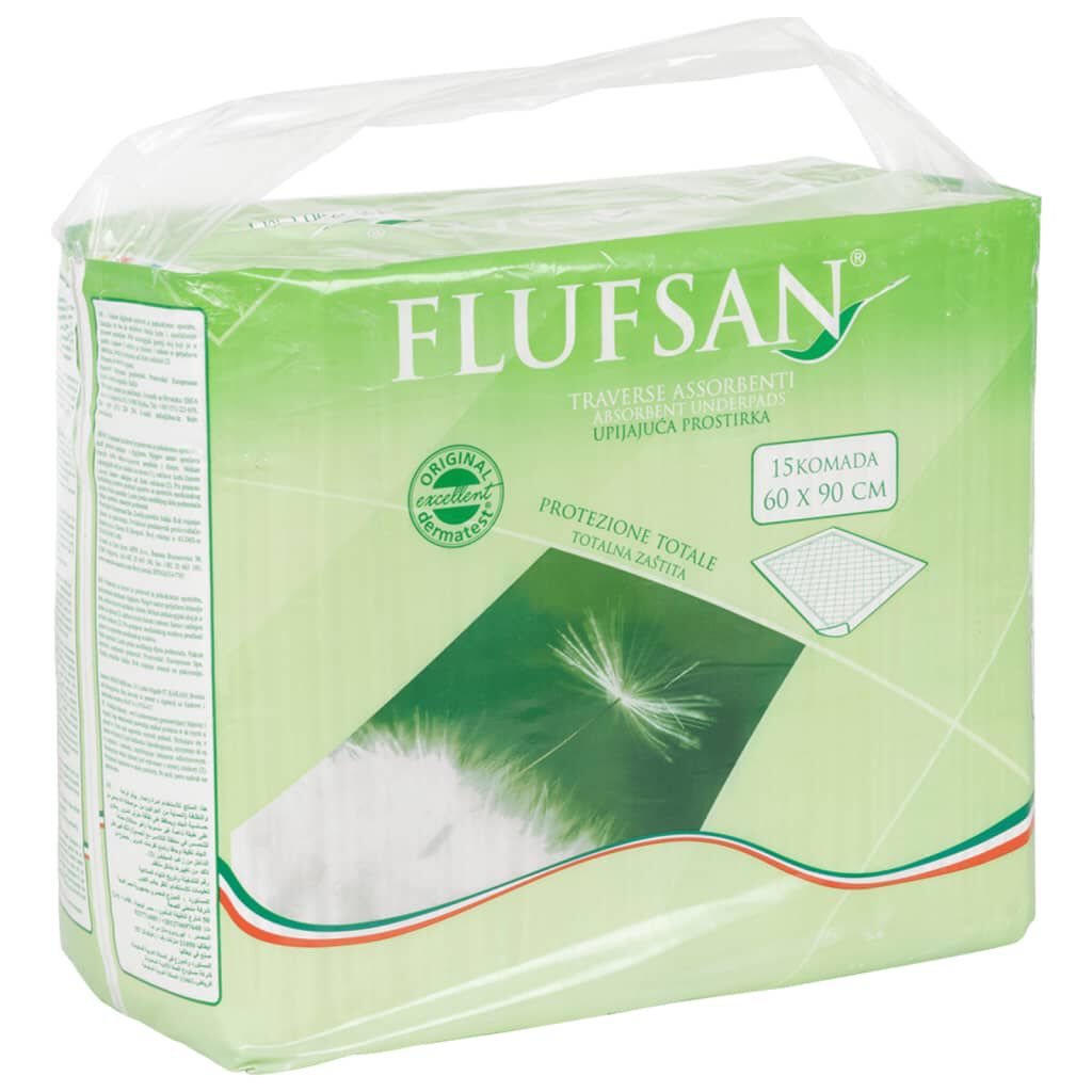 Flufsan Incontinentieverbanden, 90 stuks, 60x90 cm