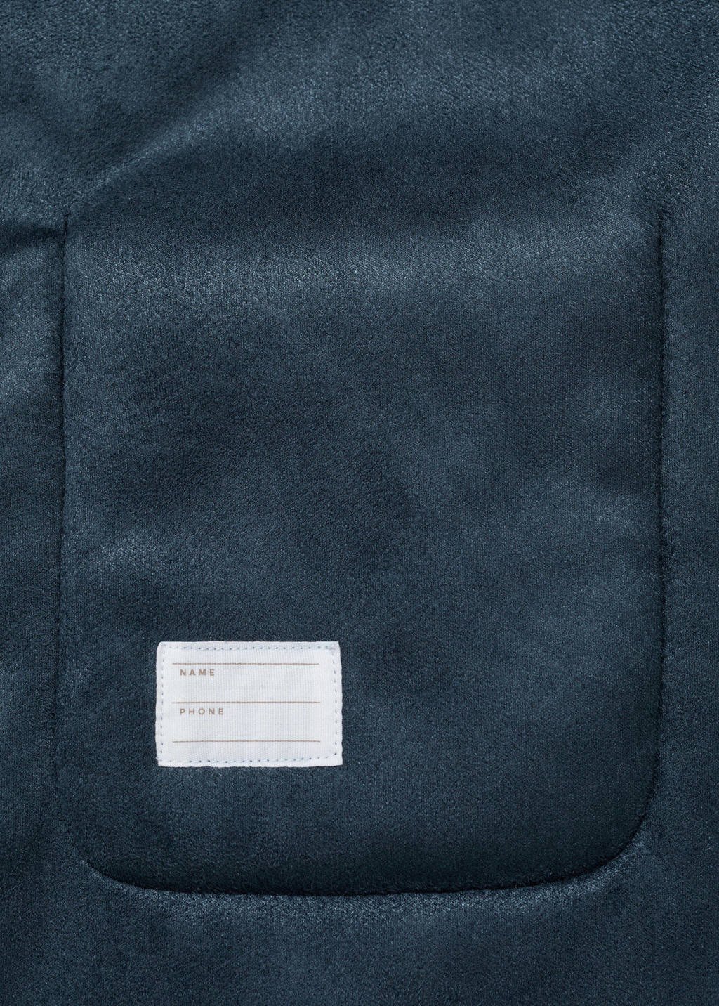 Mango Kids imitatiebont tussenjas donkerblauw