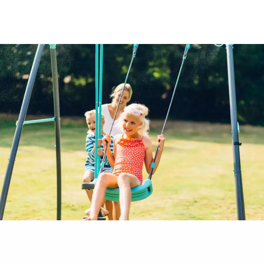 plum® Premium Metall Schaukelset mit Nebelsprühfunktion