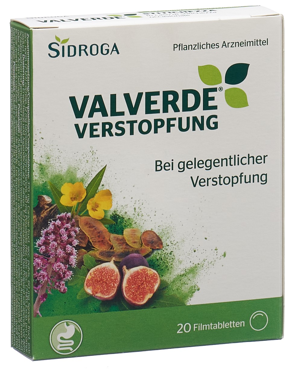 VALVERDE Verstopfung Filmtabl Blist 20 Stk