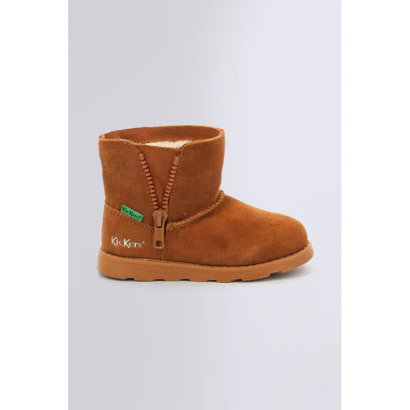 ALDIZA MARRON BOOTS Cuir Fille