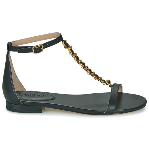 Lauren Ralph Lauren - ELISE-SANDALS-FLAT SANDAL Negro