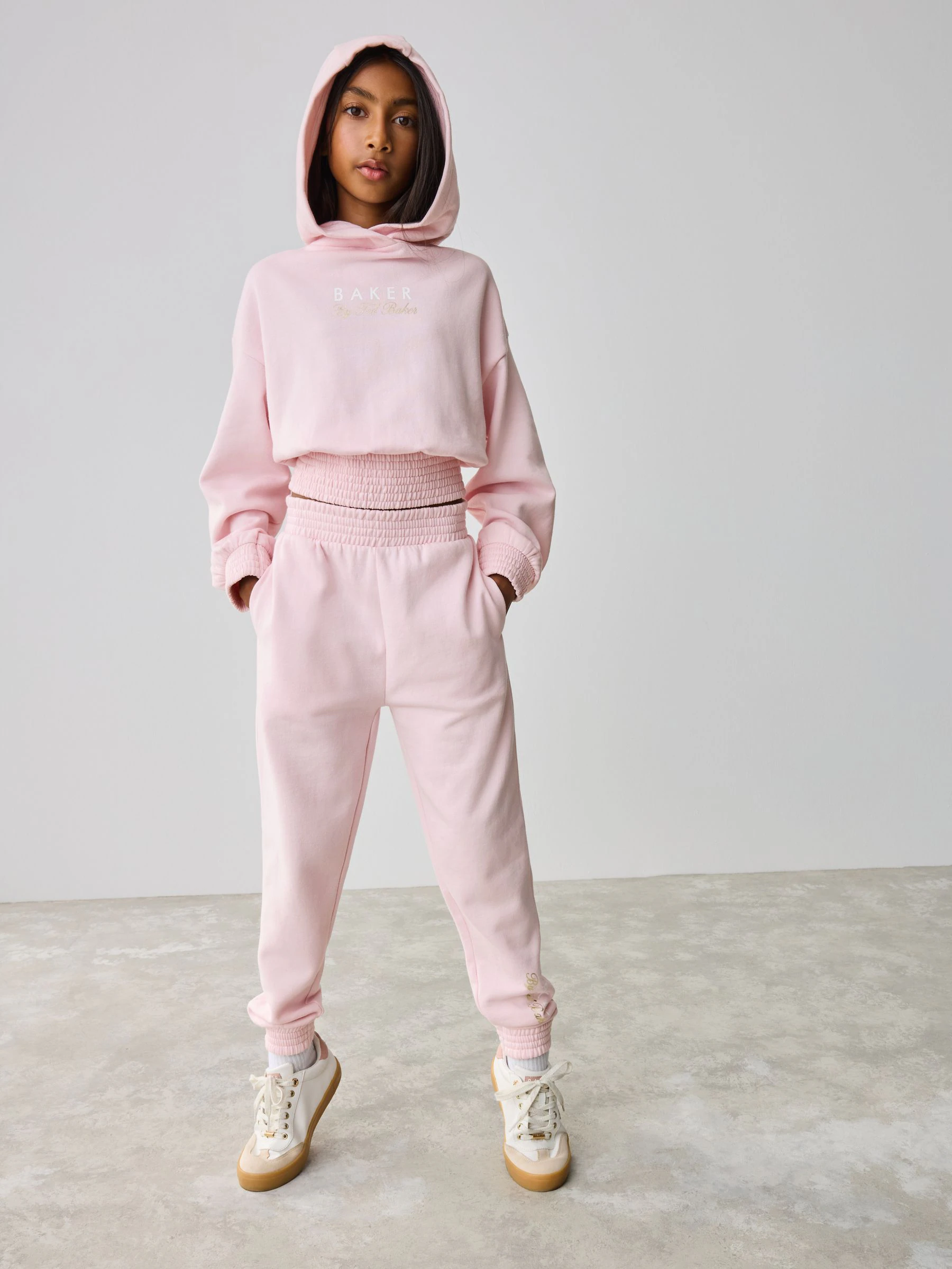 Baker by Ted Baker Ruched Waist Hoodie & Joggers Set 2 Piece