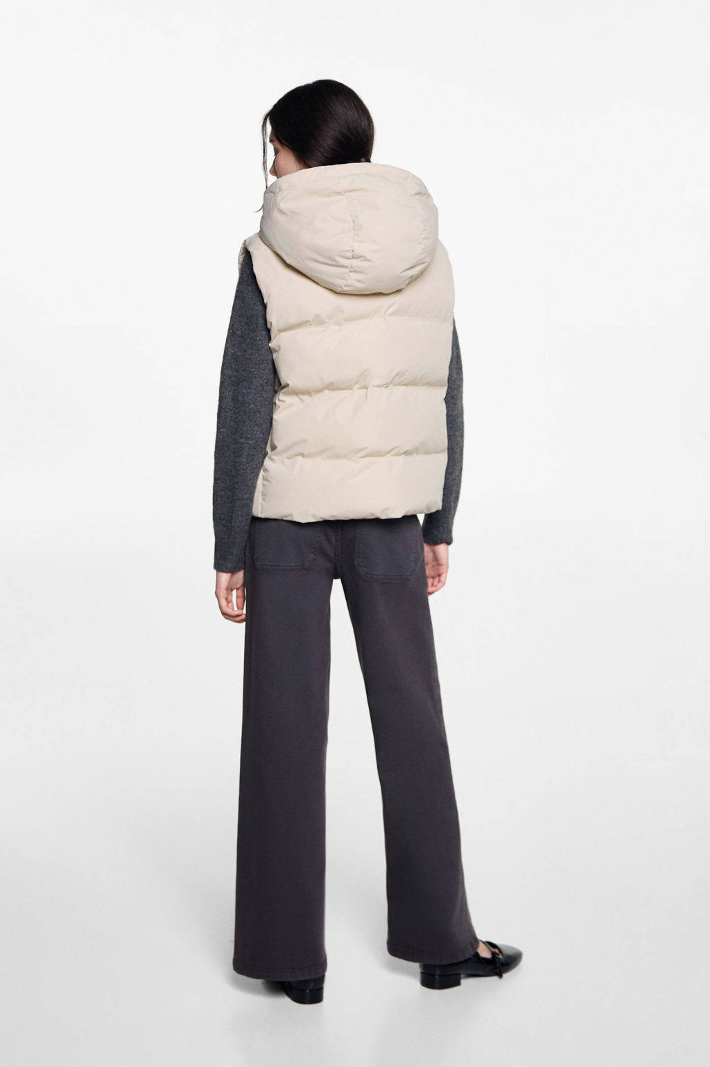 MANGO TEEN bodywarmer ecru