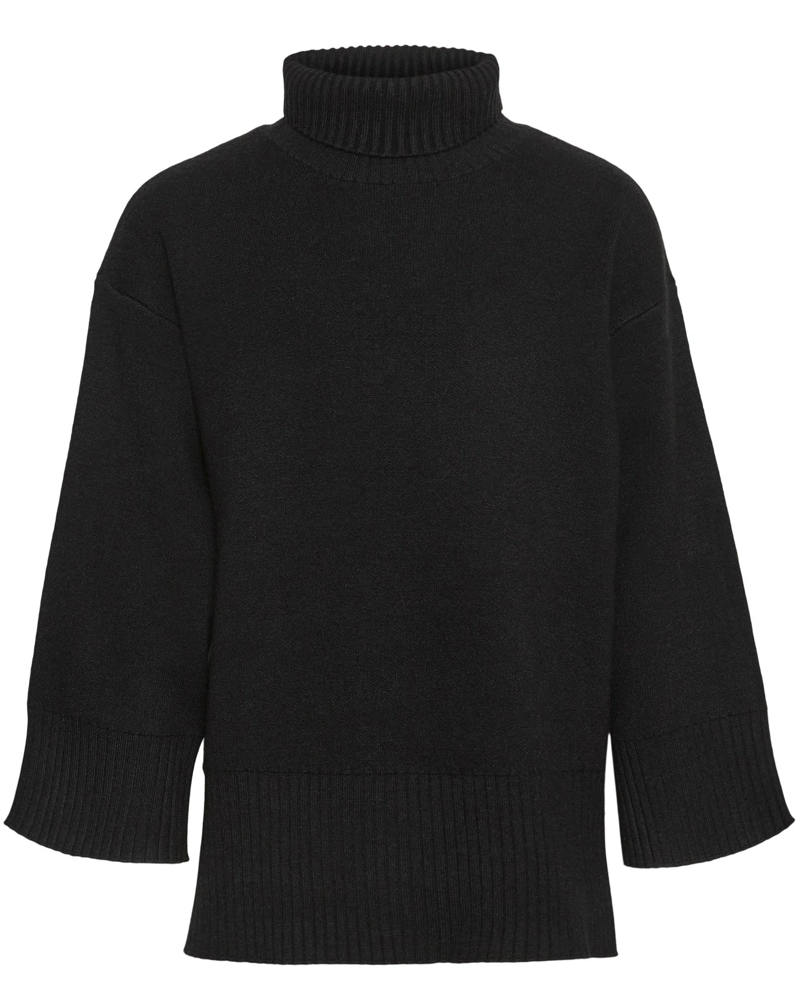 Strickpullover VMGOLDNEEDLE mit Rollkragen in black