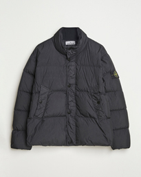 Stone Island Crinkle Reps Down Jacket Black