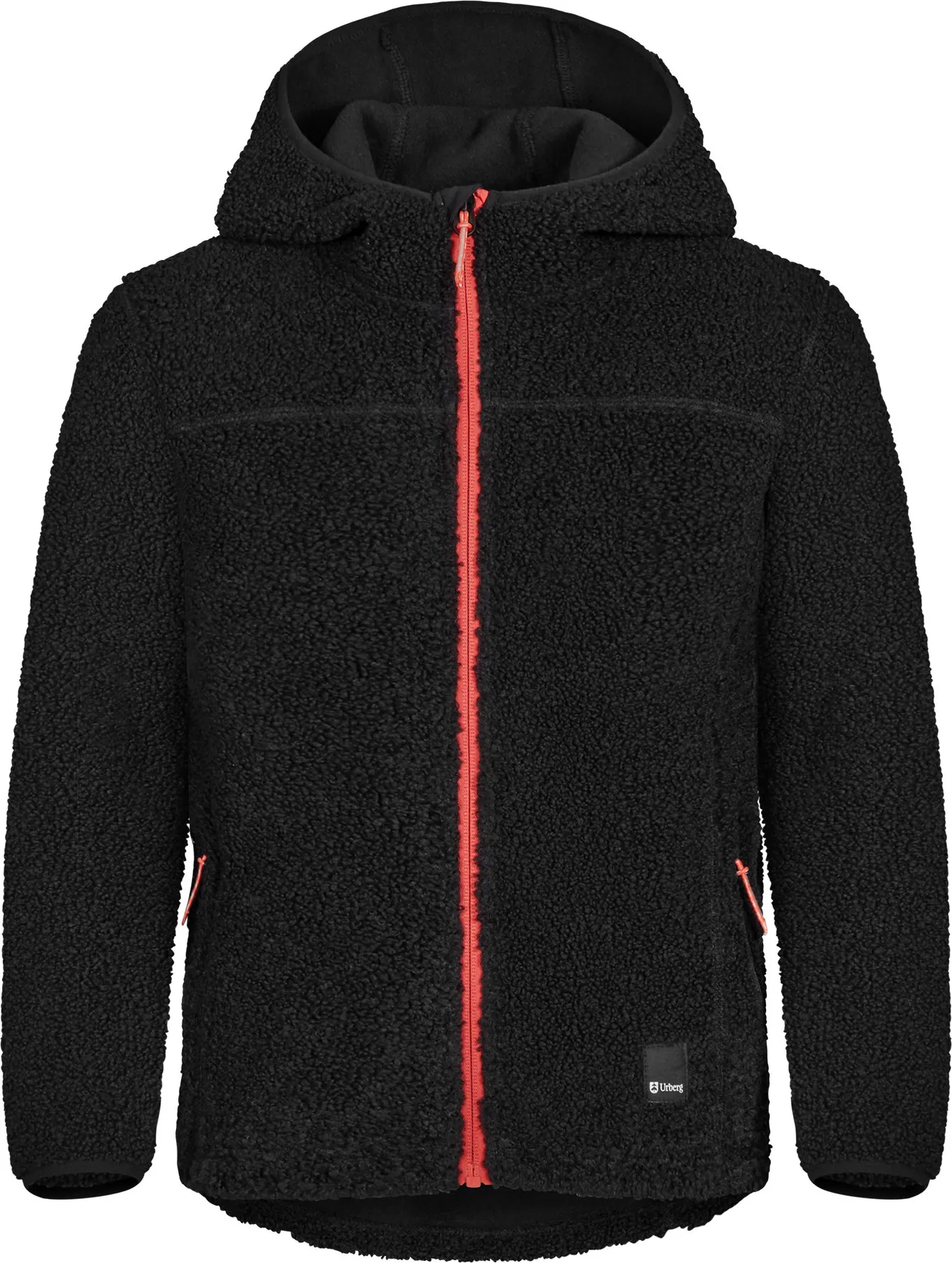 Urberg Juniors' Pile Hoodie Black Beauty
