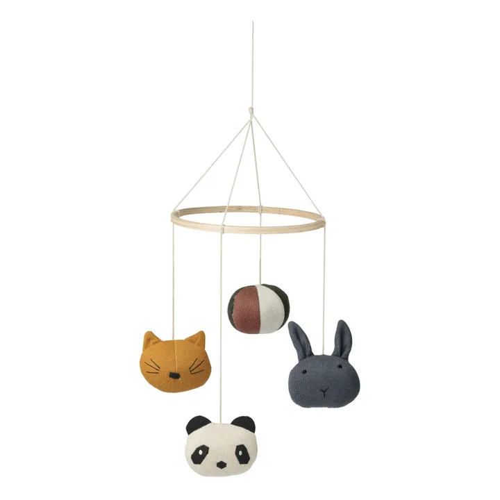 Liewood Mobile Melissa en bois et coton bio | Bleu