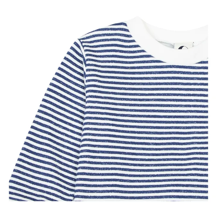Sleepy Doe Pyjama Coton Bio Marl | Bleu marine