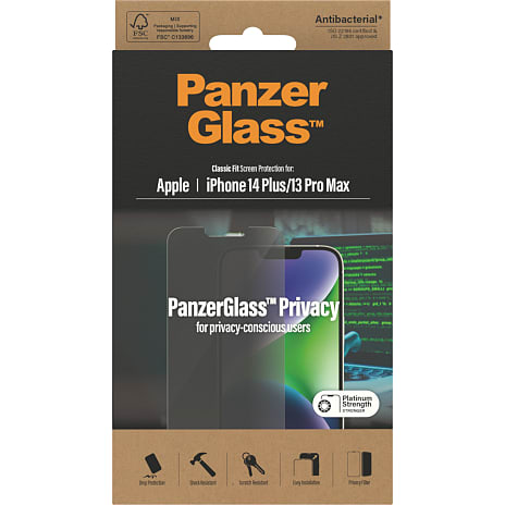 PanzerGlass skærmbeskyttelse iPhone 14 Plus/13 Pro Max