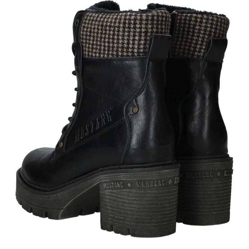 Mustang Veterboots Zwart Dames
