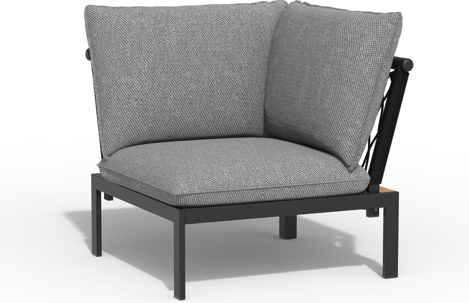 Tierra Outdoor 5-zits loungeset Seto antraciet