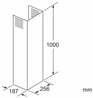 Schachtverlenging 100 cm Diagonaal en verticaal design 11019195 • DWZ0AX5K0