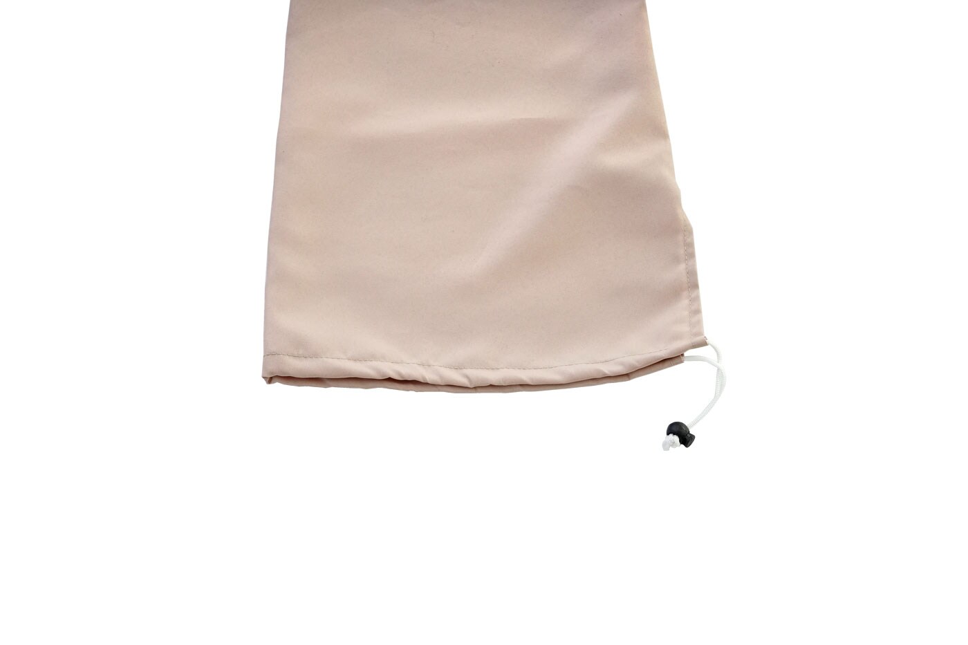 Schutzhülle für Sonnenschirm bis 3m, Cover Abdeckhülle mit Kordelzug ~ creme