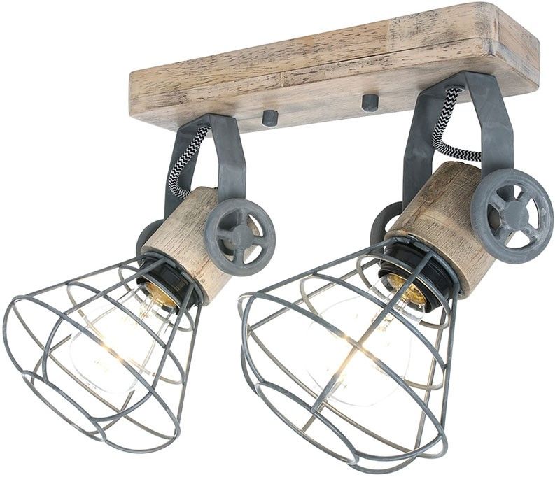 Plafondlamp 1579GR Geurnesey B27 x D14 cm