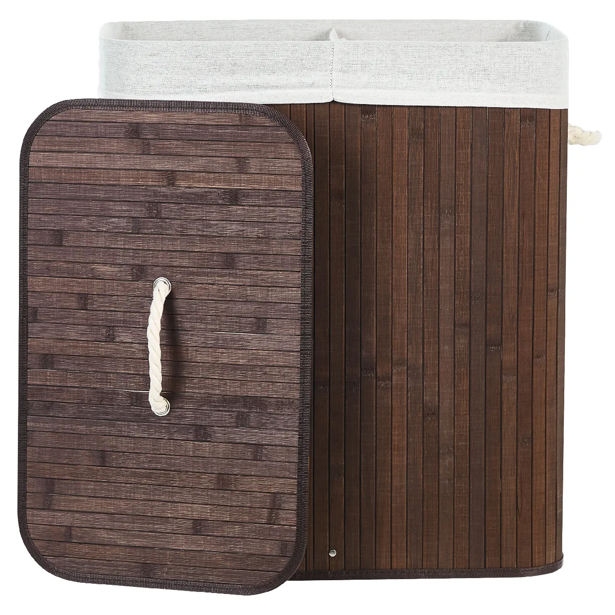Beliani Panier KANDY - Bois Foncé