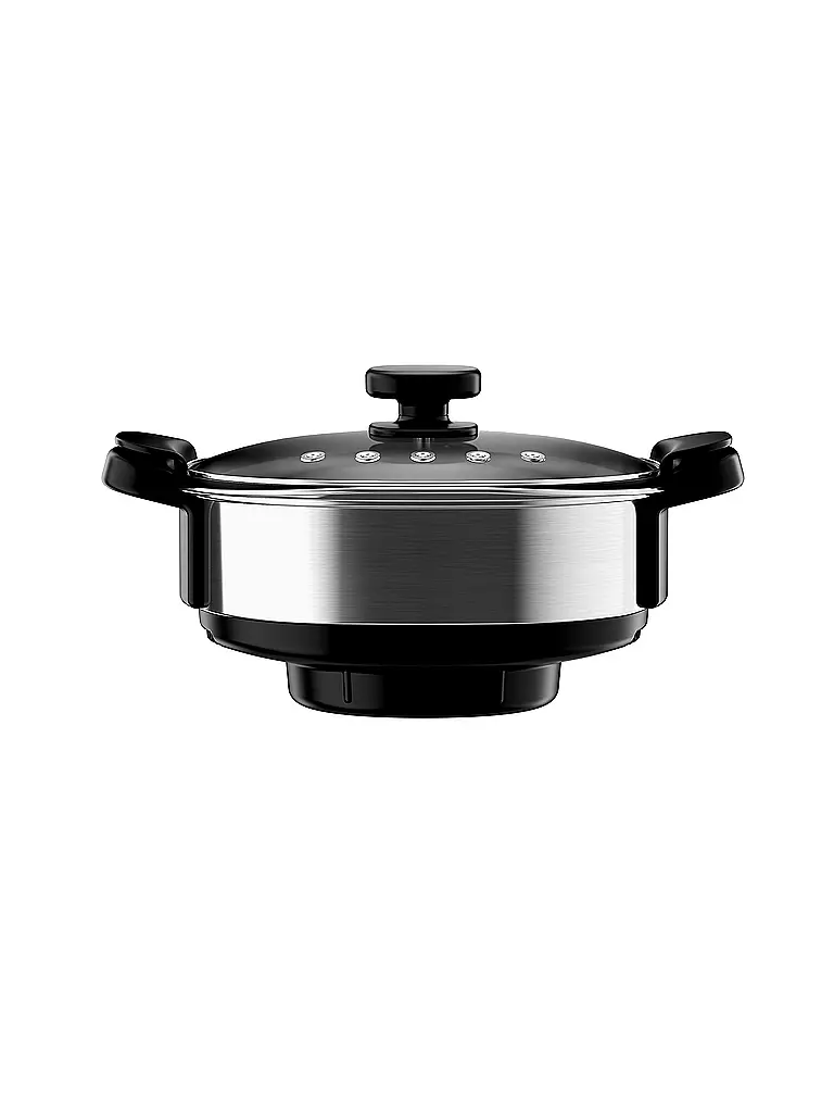 WMF Küchenmaschine mit Kochfunktion AVANTGARDE Cromarg.Schwarz silber