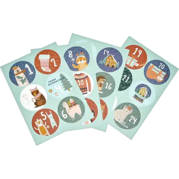 Adventskalender Sticker