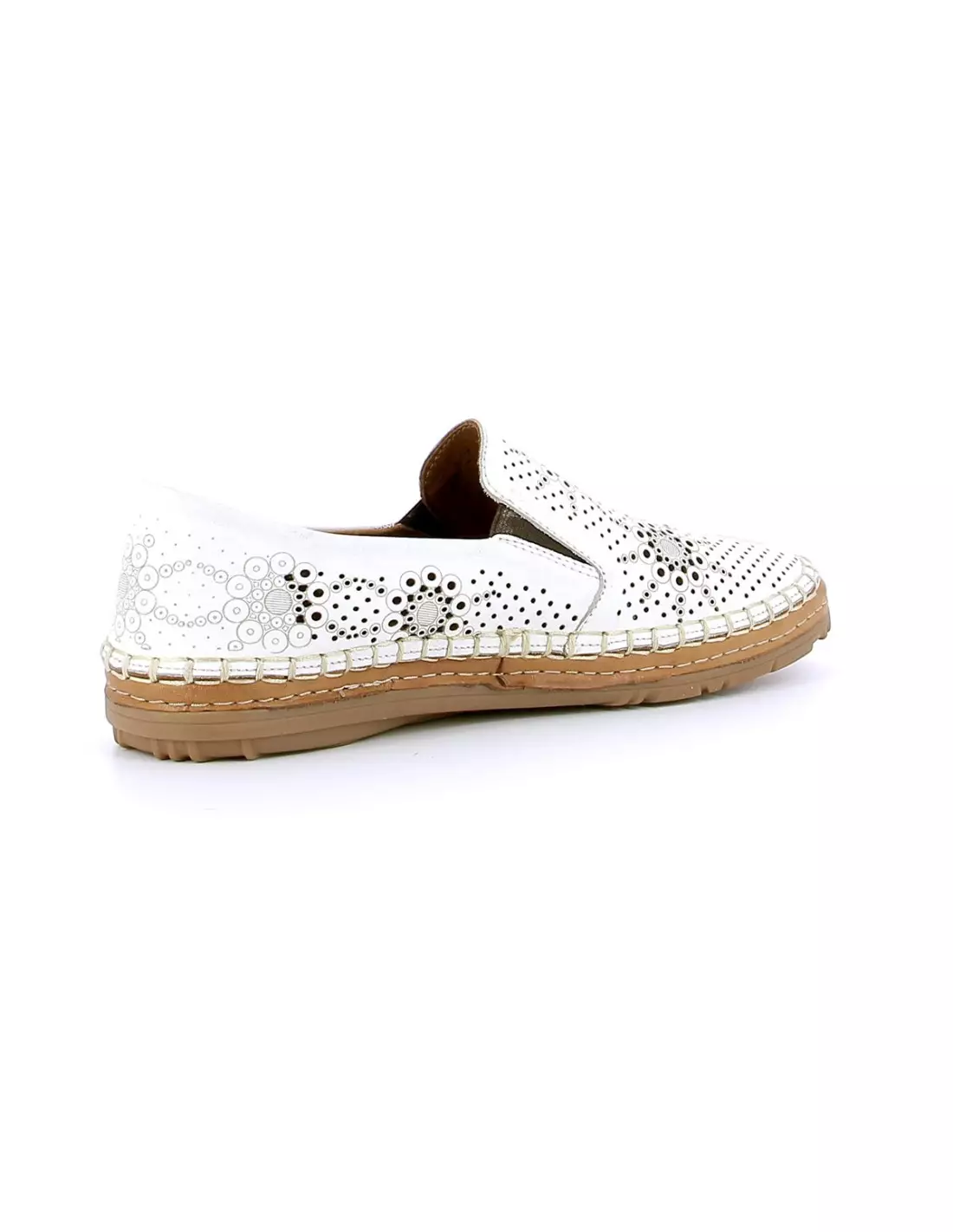 PINOS - Mocassins & bateaux White