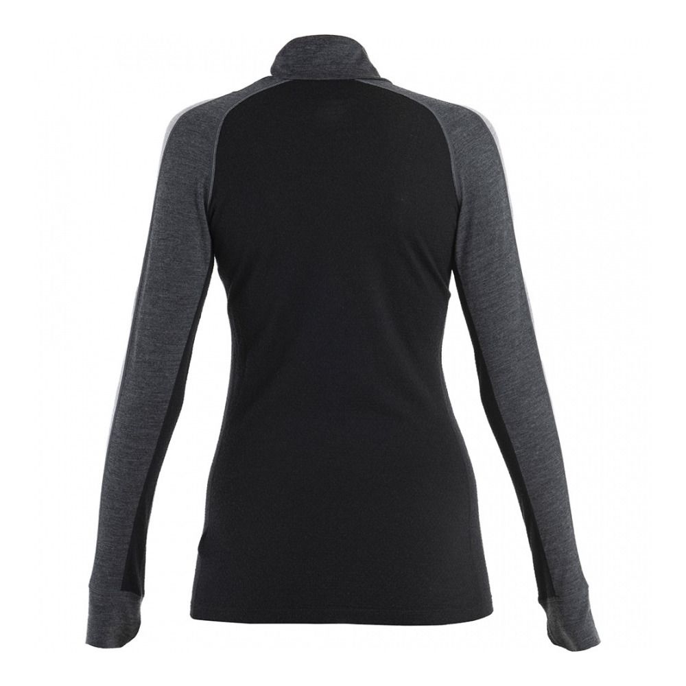Icebreaker ZONEKNIT 200 - Sous-couche Femme jet hthr/blk/metro h/cb