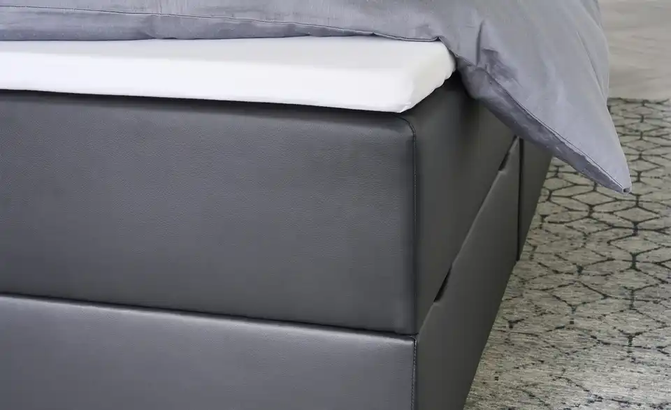 Boxspringbett Las Vegas II Schwarz 180 cm