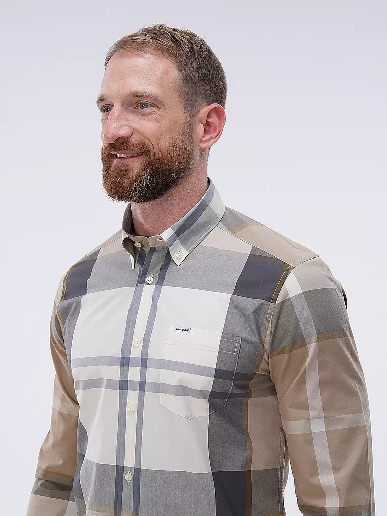 BARBOUR Hemd HARRIS beige