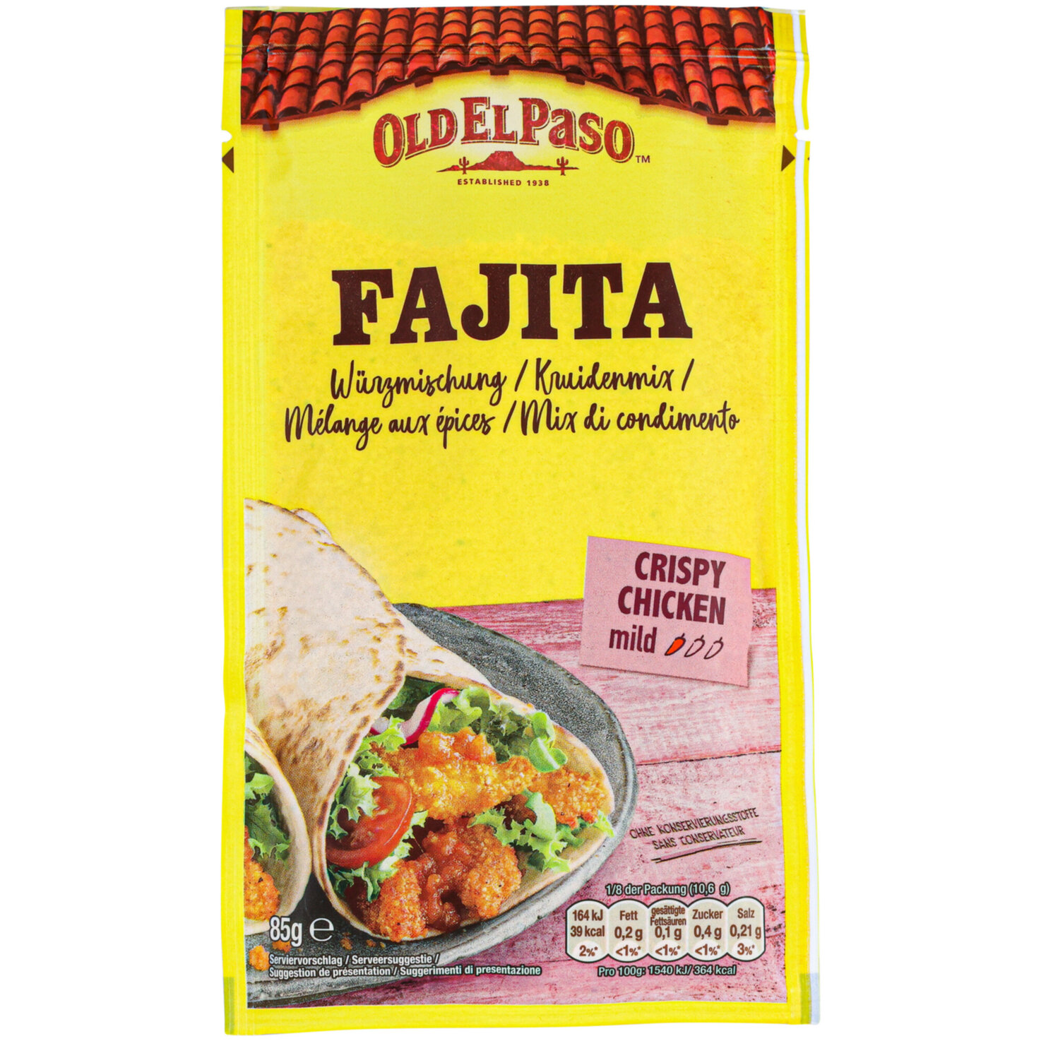 Old El Paso Gewürzmischung Crispy Chicken Fajitas