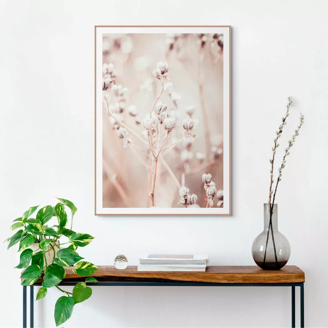 Wandbild 50 x 70 cm Dried Whites