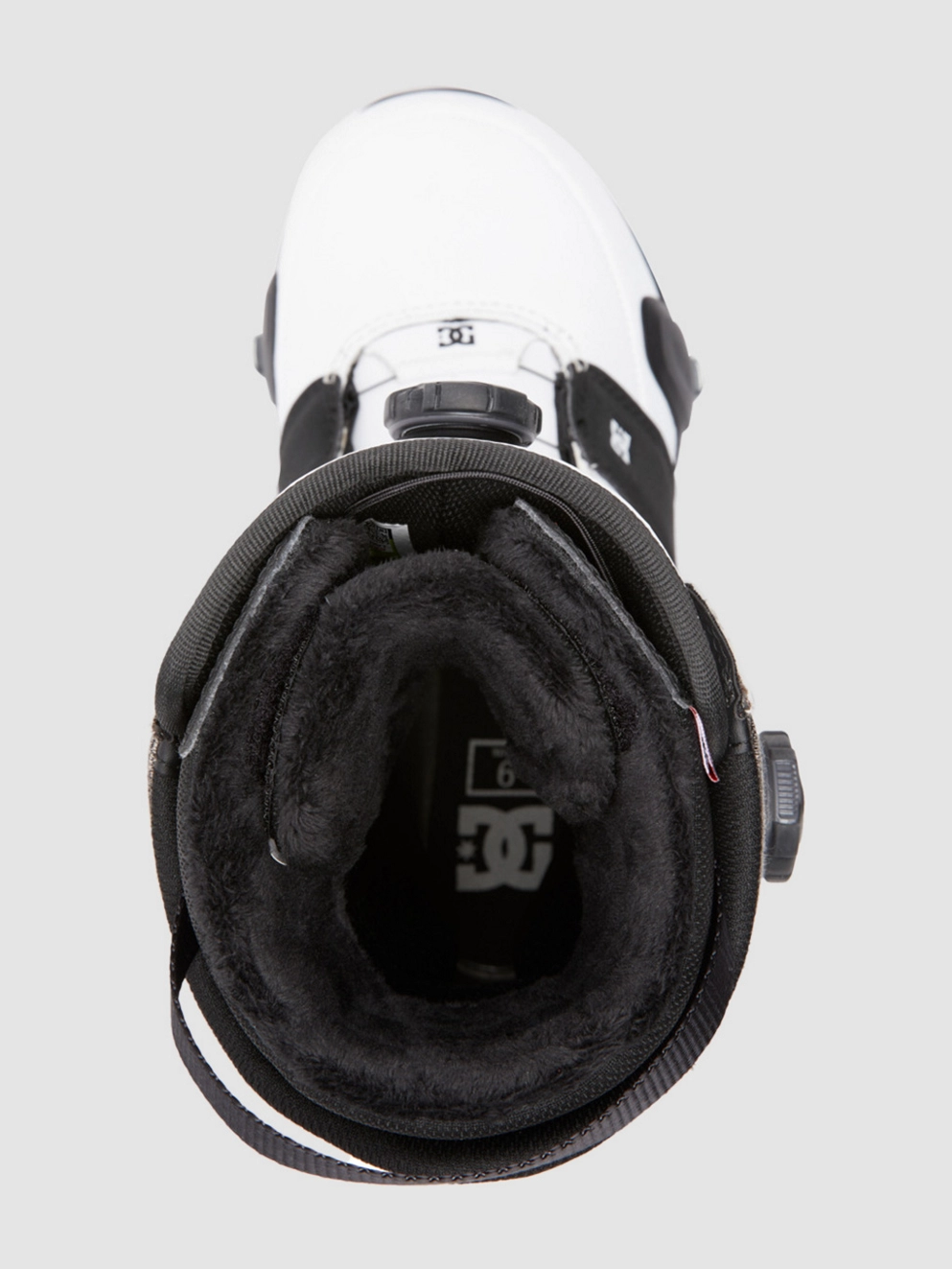 DC Judge Step On Snowboard Boots white/black print