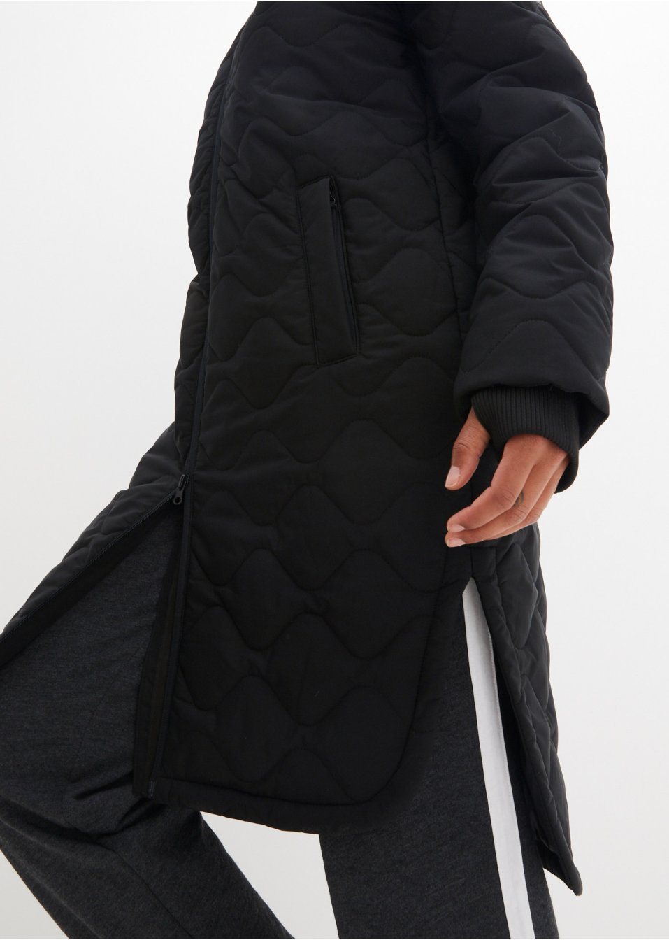 Manteau matelassé ultra-léger avec pochon